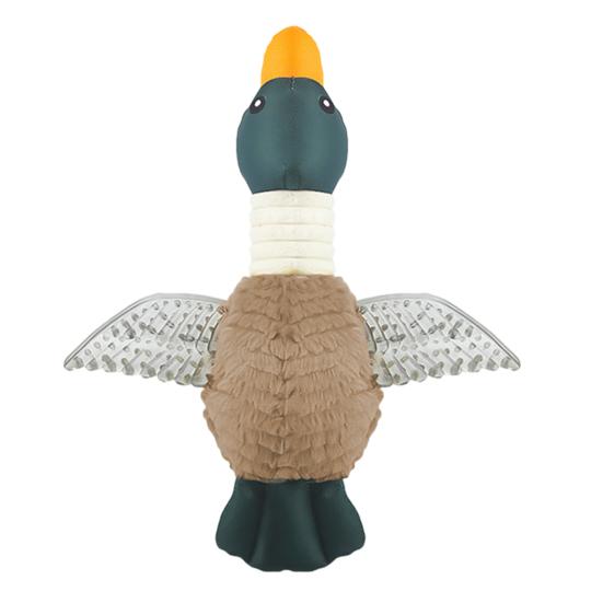 Игрушка для собаки Дикий гусь Неразрушимая плюшевая игрушка Снятие тревоги Пищащая утка Игрушка для щенка для жевания для маленьких средних больших собак Интерактивная тренировка