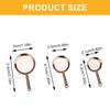 Set Of 3 Miniature Frying Pans For 1/12 Scale Dollhouse Kitchen Display Accessory Craft Project Model Decoration