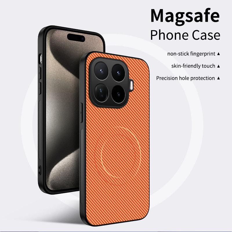 Чехол для Xiaomi 17T 17T Pro, деловой, с рисунком из углеродного волокна, магнитный, защита от отпечатков пальцев, противоударный чехол для Xiaomi 17 T/Pro Funda