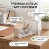 Gold Tape Roll Holder Acrylic Desktop Tape Dispenser Adhesive Tape Dispenser  For Office Desk