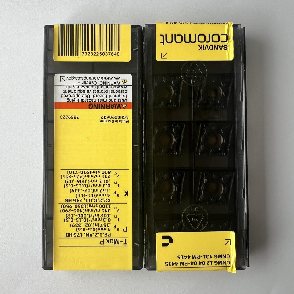 SANDVIK / CNMG120404-PM 4415 / Original Swedish hard alloy blade 10 Pcs