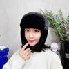 Winter Plush Imitation Rabbit-wool Hat for Women's Windproof Lei Feng Hat Korean Style Thickened Ear Protection Head Hat Cold Warm Cold Hat