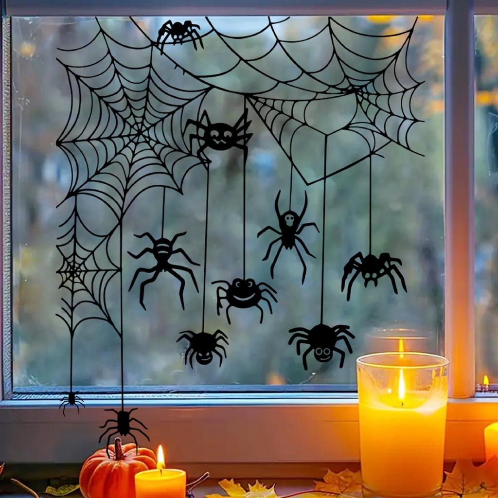 Halloween AFH1470 Spider Wall Sticker