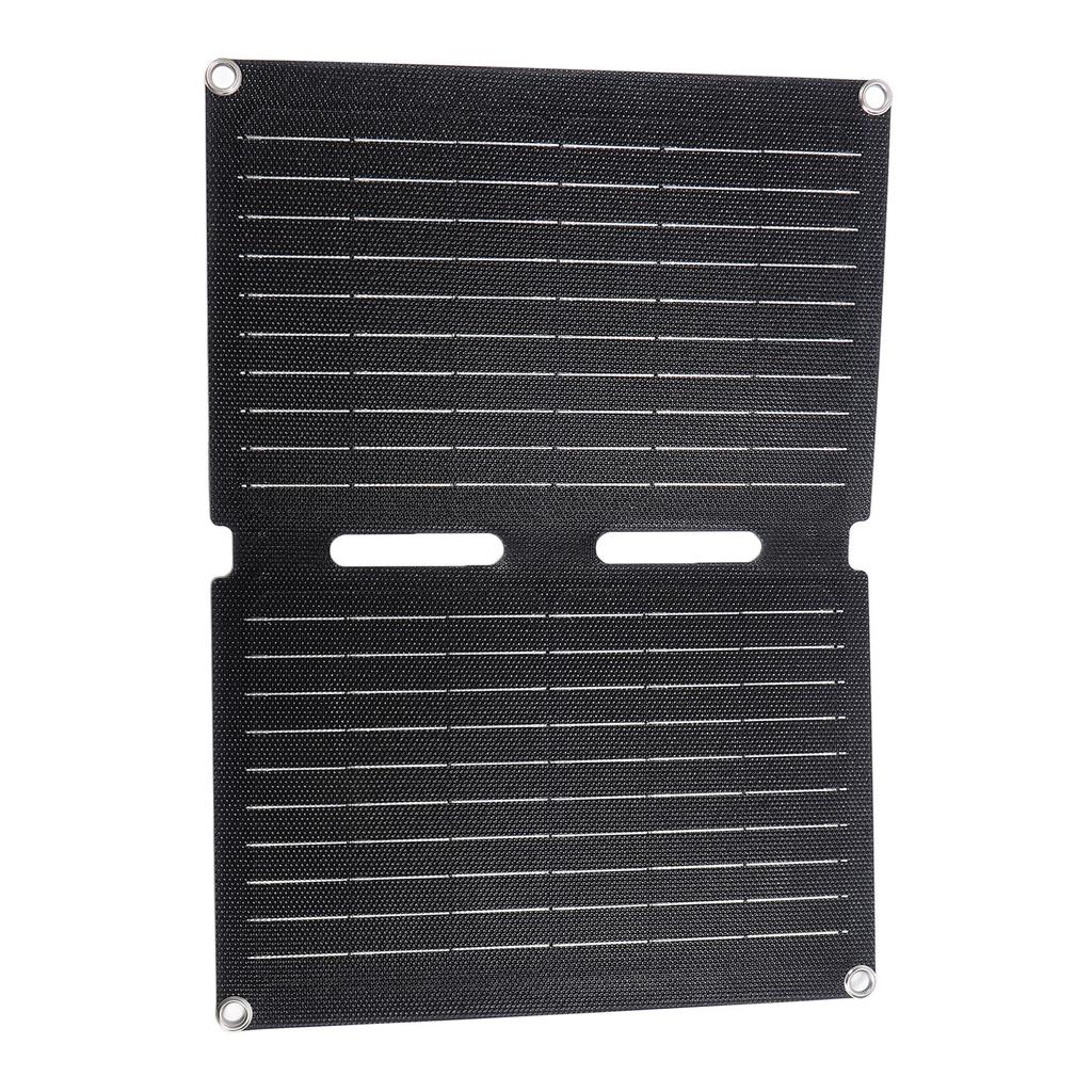 Солнечное зарядное устройство 12 В 20 Вт 2-складное ETFE Портативное Быстрая зарядка Фотоэлектрическое для телефона Камеры Кемпинга