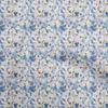 Cotton Flex Medium Blue Fabric Watercolor Floral Diy Clothing Quilting Fabric Print Fabric By Yard 40 Inch