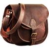 Handmade Women's Vintage Style Genuine Leather Cross Body Bag.