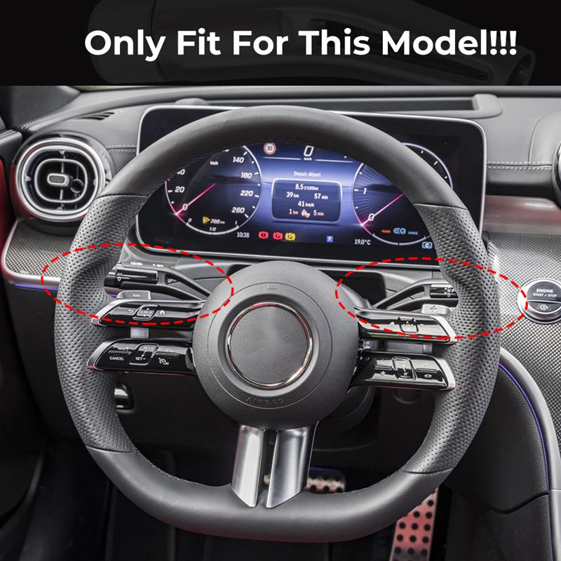 Для Mercedes Benz CS Class C-Class W206 S-Class W223-2023 Рычаг переключения передач, стержень стеклоочистителя, внутренние чехлы, наклейки, отделка, АБС-пластик