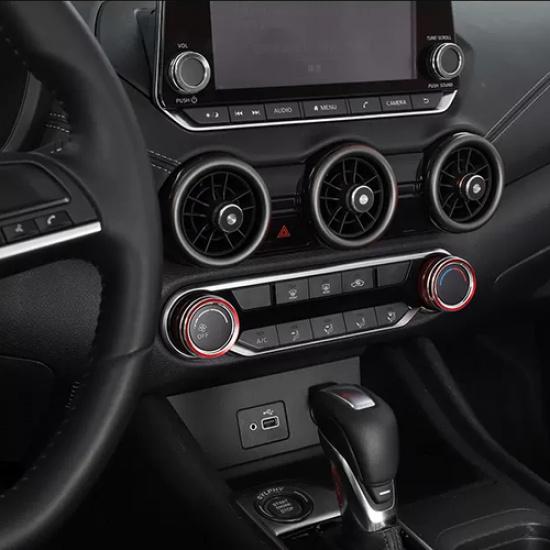 Для Nissan Sentra -2025 Кольцо-накладка на кнопку ручки кондиционера Декор Пара