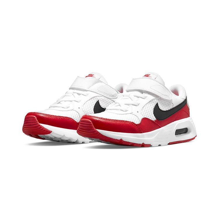 Nike Air Max SC PS White University Red Детские кроссовки Черные CZ5356-106