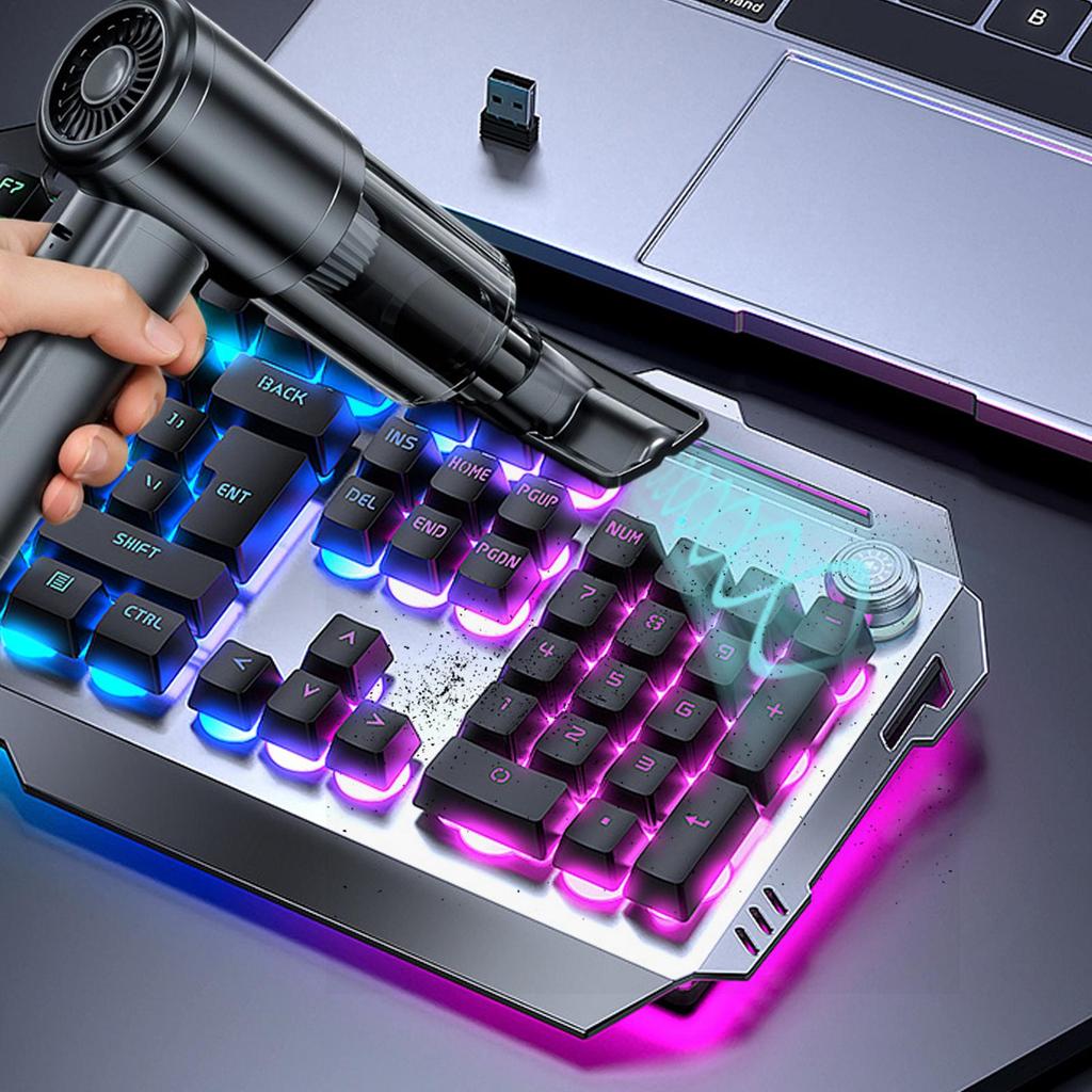 Car Vacuum 12500Pa Cordless Handheld Vacuum Air Duster Rechargeable Blower for Mattress Home Couch Desk Detailing Truck Carpet