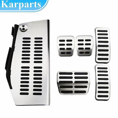 Автомобильные педали из нержавеющей стали для Volkswagen Polo VW Golf 4 Bora Beetle RSi GTI R32 для A3 8l, сиденье из нержавеющей стали, мертвая педаль, подставка для ног