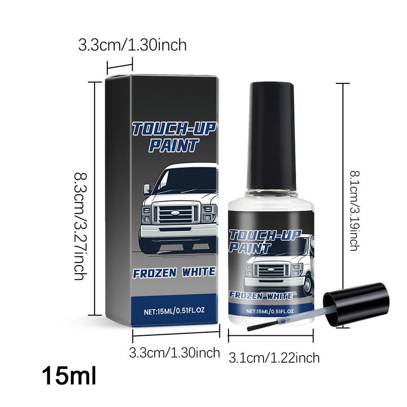Автомобильная краска для подкраски 15 мл, белая краска для удаления царапин, профессиональные аксессуары для ремонта поверхностей, расходные материалы для ремонта царапин