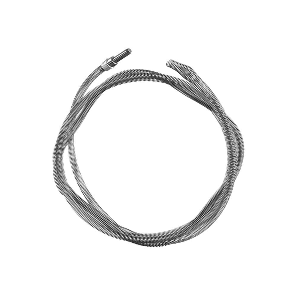 1-5м Электрическая дрель Пружина для прочистки канализации Утолщенный очиститель раковины для кухни, ванной комнаты, сантехники