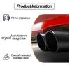 Совместимый глушитель для Mazda Jinxiang, Tianyu и Swift - Подходит для диаметра 5,2-5,8 см.