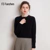 Fanzhen Women's 100% Cashmere Thick Knit Sweater