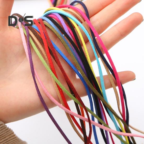 Бархатная веревка длиной 100 ярдов, шириной 3 мм, бархатный шнур для самостоятельного изготовления шнурков для обуви, изготовления ювелирных изделий, ремешка, ожерелья, браслета, плетеной веревки