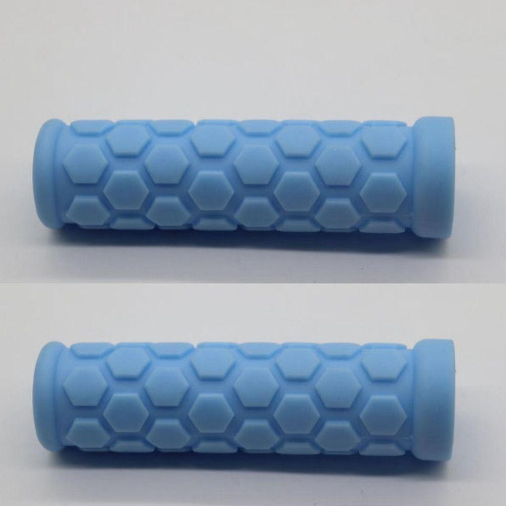 1 Pair Anti-slip Bicycle Handlebar Cover Shock Absorption Rubber Grip Mountain Bike Accessories