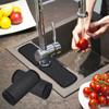 Faucet Absorbent Mat Sink Kitchen Bathroom Splash Guard Microfiber Splash Catcher Countertop Protector Countertop Waterproof Pad