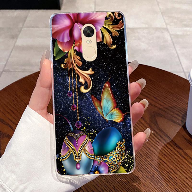 Чехол для Xiaomi Redmi Note 4 Note 4x Capa Coque Прозрачный Силиконовый Желе Мягкий ТПУ Задняя Крышка Милый Кролик Кошка Динозавр Чехол для Телефона
