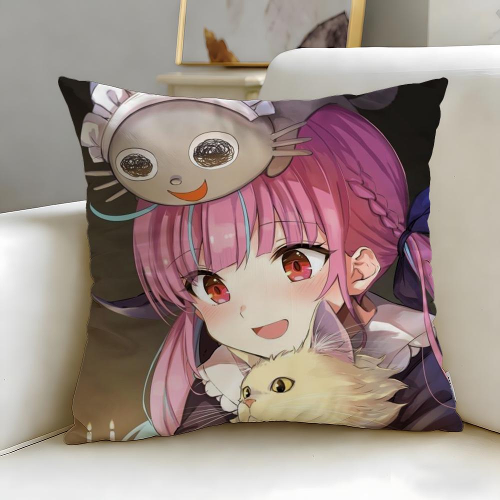 Trendy Mminato Aquaed Cushion Cover Soft EasyWash Pillow Case Versatile for Couch Bed Travel and Office