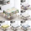 Cartoon Floral Tablecloth Fruit  Anti-fouling Waterproof Rectangular Kitchen Dining Table Home Decoration