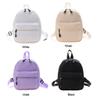 Мода Женский Однотонный Рюкзак Женский Преппи Стиль Повседневный Мини Нейлоновый Рюкзак