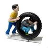 Миниатюрная фигурка 1/64, расписанная вручную 1:Смола Масштаб 64 Крошечная Фигурка Человека для Фотореквизита