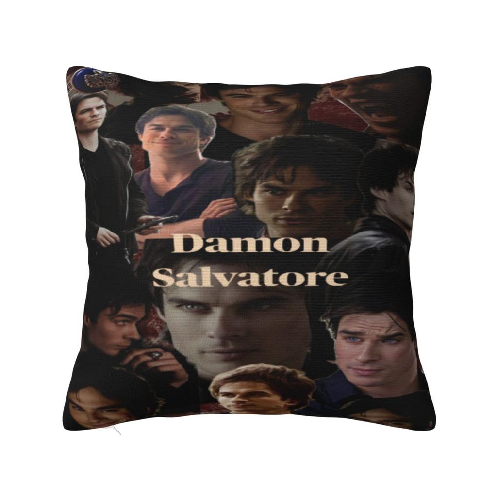 Наволочка Damon Salvatore Мерч Печать Чехол для Подушки Наволочки Домашний Декор Квадратный Разные Размеры