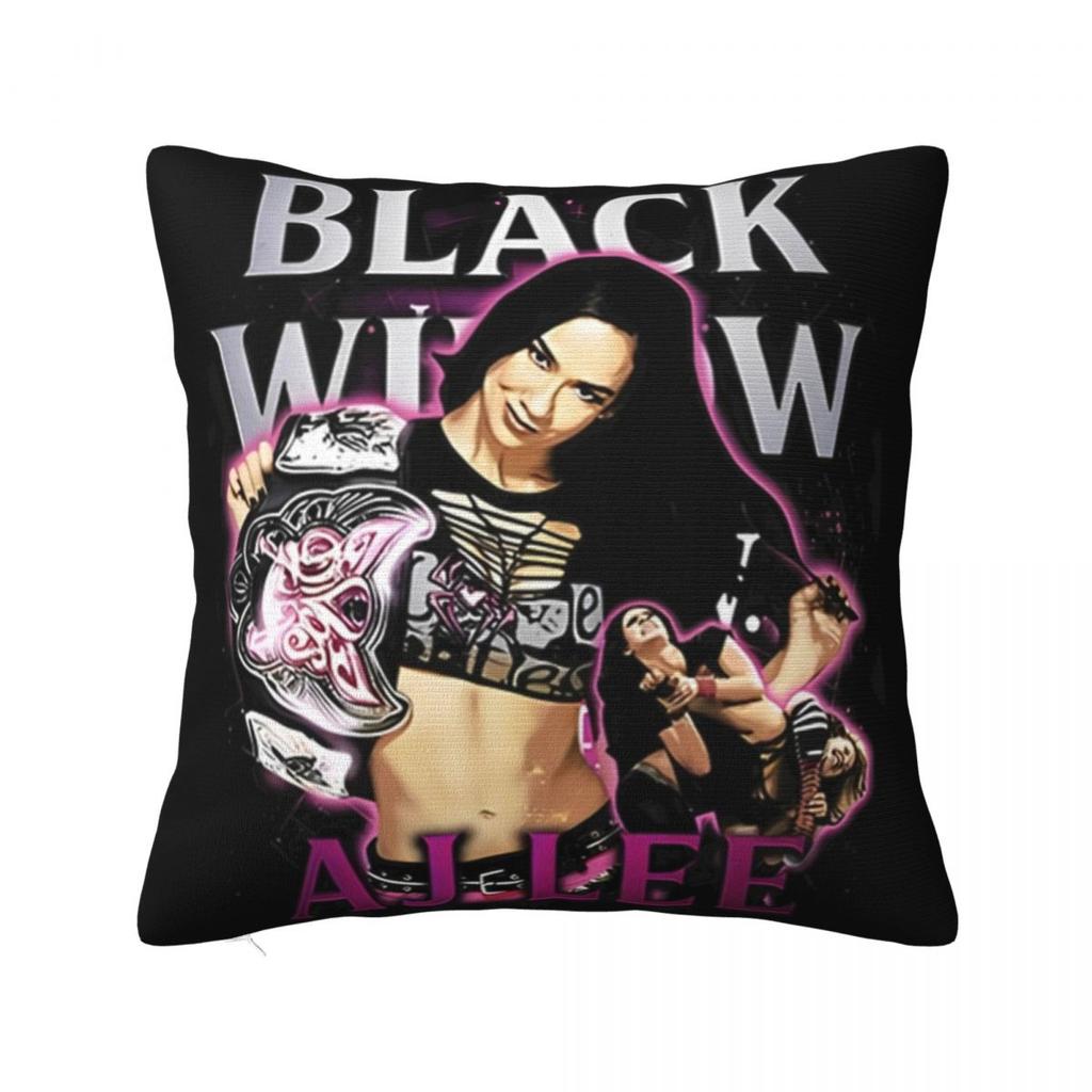 Aj Lee Square Pillow Cases Cushion Cover Novelty Zippered Decorative Pillowcover for Home 45x45cm