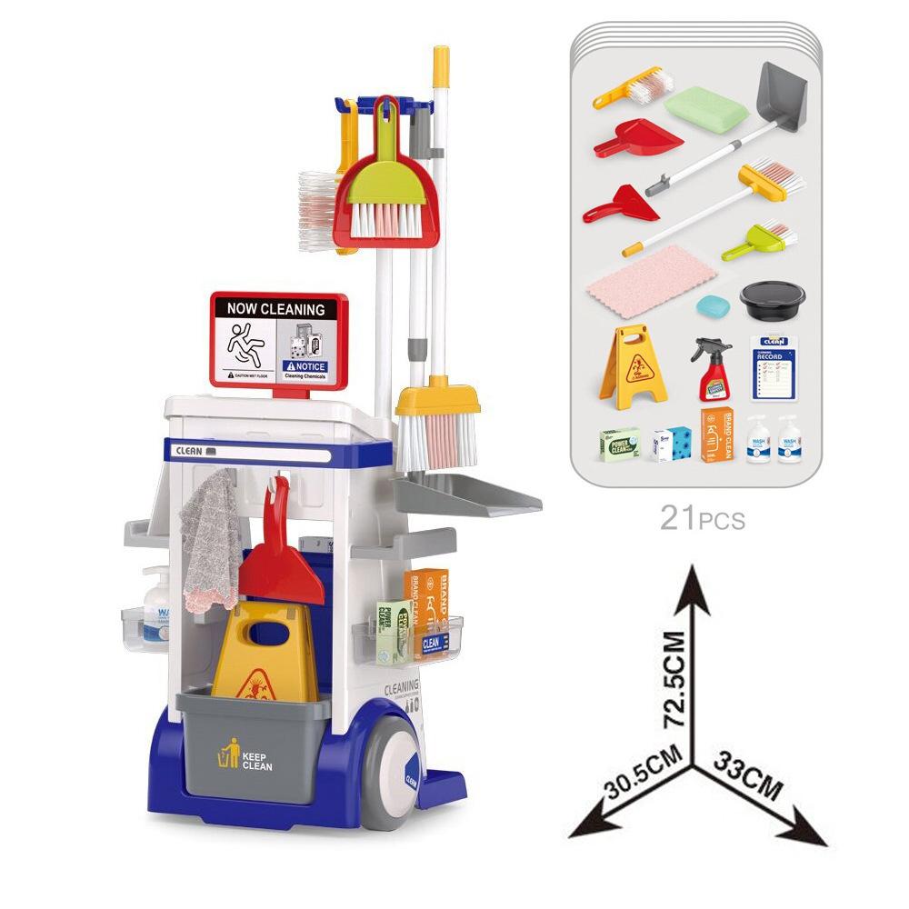 Детский игровой домик Детская имитация бытовой техники Уборка Игрушки Девочка Уборка Имитация Пылесос Инструмент