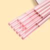 5Pairs/Set Lovely Pink Chopsticks Set Japanese Style Dishwasher-safe Alloy Chopsticks Food Non-slip Chopsticks Kitchen Supplies