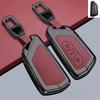 Zinc Alloy Key Fob Cover for Skoda Superb/Octavia/Fabia/Rapid/Yeti/Kamiq, Heavy Duty Metal Protective Case Shell with Keychain