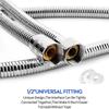 Shower Hose 1.5M Hose Sprinkler Inlet Pipe Stainless Steel
