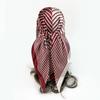 Fashion Ladies Silk Scarf Large Square Scarf 90cm Back Print Turban New Silk Satin Shawl Ladies Scarf