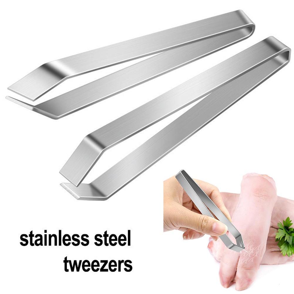 Fish Bone Tweezers Remover Stainless Steel Tongs Clip Style