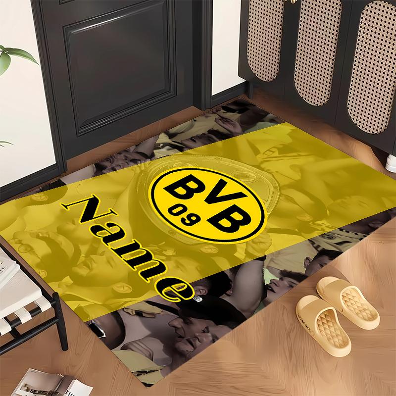 BVB (1) Персонализированный коврик для офиса Стильный декор для гостиной, спальни, кухни