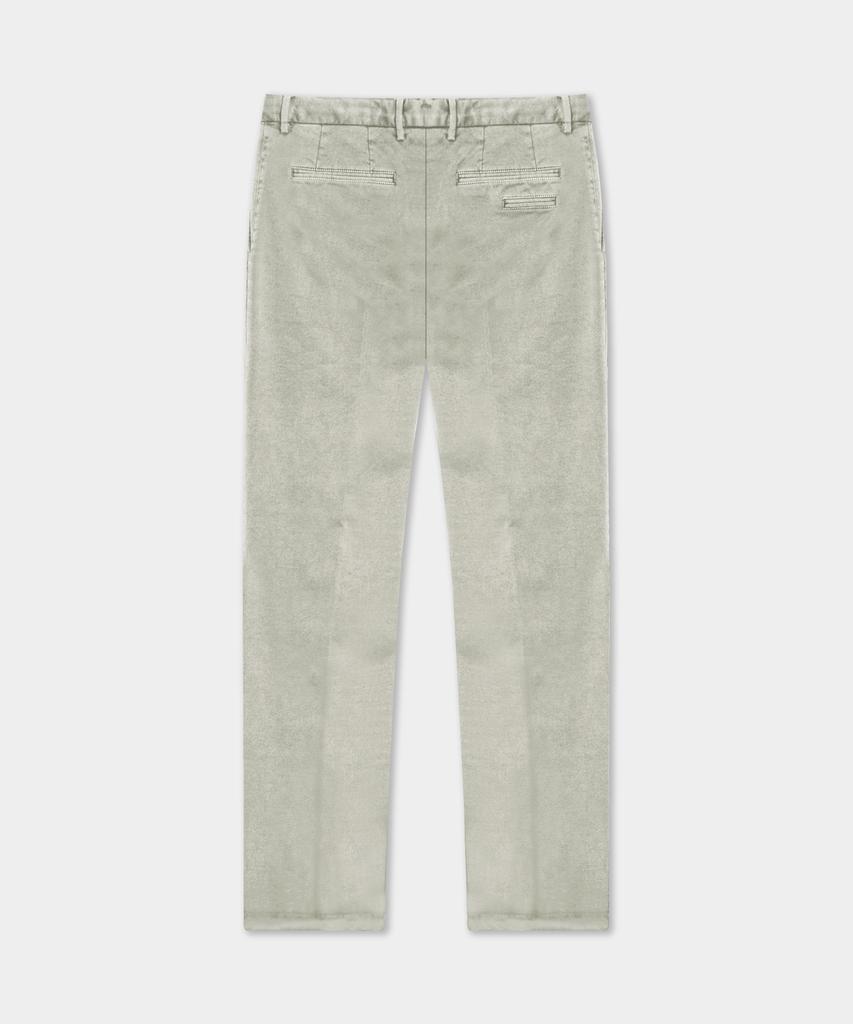 BIRBANTE Natural Garment-Dyed Stretch Pants - Sand
