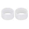 2pcsset Tennis Racket Handle Silicone Ring Sweat Absorption Tennis Overgrip Fixing RingTransparent