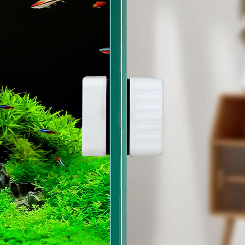 Аквариумы Магнит для чистки водорослей Инструмент Скребки Плавающий очиститель Губка Щетка Скребки для водорослей Инструмент Маленький размер