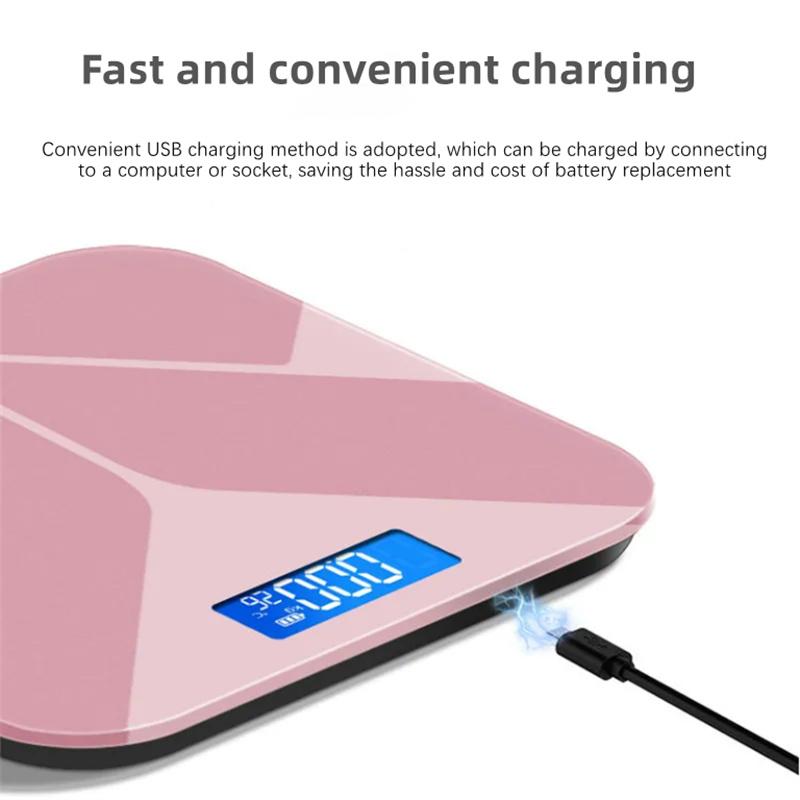 Весы для ванной комнаты, умные светодиодные цифровые весы для веса тела, электронный Bluetooth-совместимый анализатор состава жира Bmi, весы