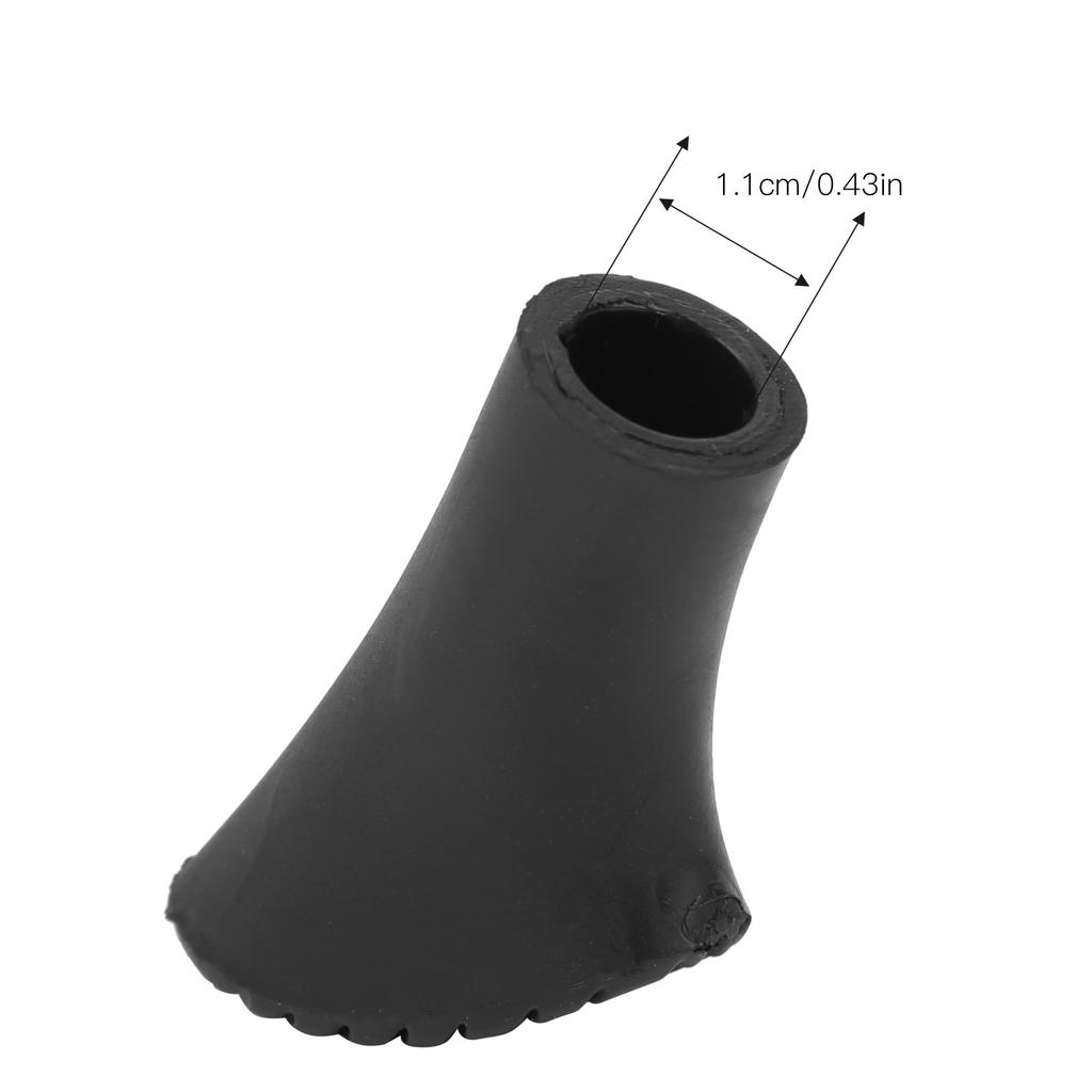 Universal 15Pcs Trekking Pole Tip Protectors Walking Stick Feet Cover NonSlip Pad Alpenstocks Accessory