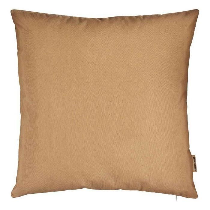 Housse de coussin - 60 x 60 cm - Beige - Ensemble de 12 - Durable
