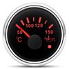 52MM Car Gauge Oil Temperature Gauge 50-150°C Digital Oil Temp Sensor 1/8NPT With Alarm For 12V 24V Car Boat Marine Motorcycle