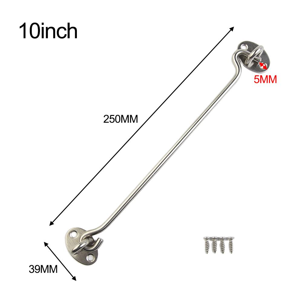 Замок окна Cabin Hook с выключателем безопасности и винтами