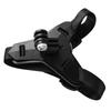 Черный крепление на подбородок мотоциклетного шлема для GoPro Hero 8/7/6/5 Регулируемый ремешок крепления на подбородок полнолицевого мотоциклетного шлема