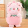 Creative Fruit Animal Rabbit Pig Doll Plush Toy Shiba Inu Capybara Doll Children's Soothing Ragdoll Doll