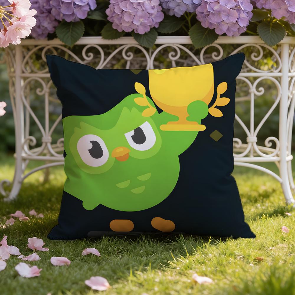 Чехол для подушки APP D-Duolingo для дома и автомобиля, двусторонний: Двусторонняя конструкция для максимального комфорта