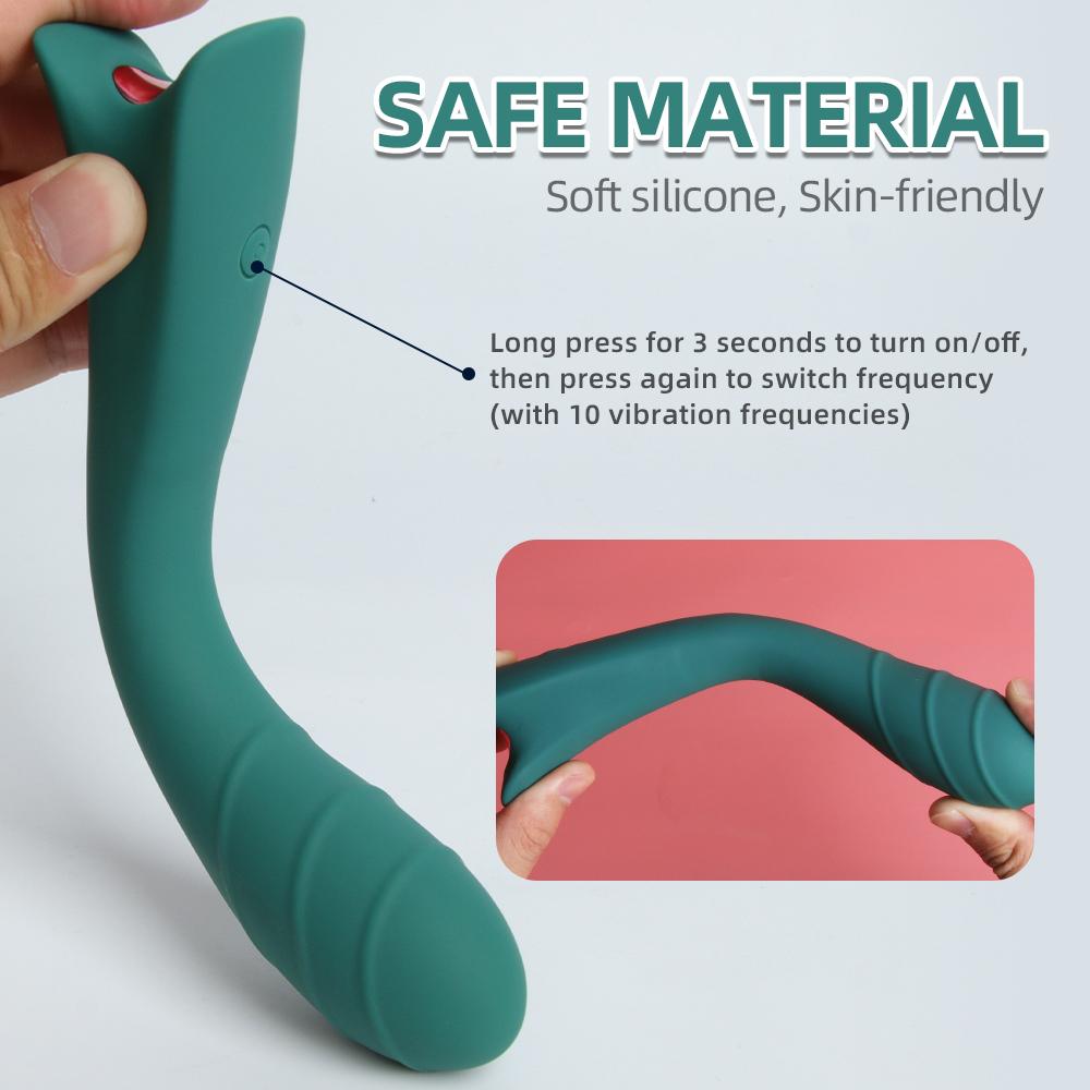 Powerful Vibrator Dildos Wand for Women 10 Modes Clitoris Stimulator G Spot Vagina Massager Adult Sex Toys for Woman