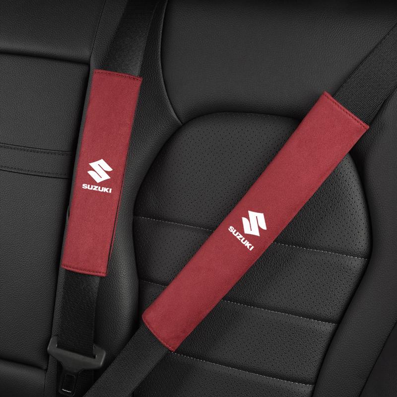 Car Seat Belt Shoulder Protection Set Interior Accessories For Suzuki Jimny Swift Samurai Vitara SX4 Alto Kaiser Ingnis DZire