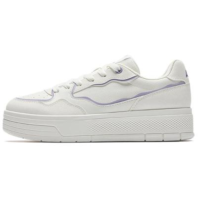 Желейные Удобные Повседневные Универсальные Износостойкие Легкие Нескользящие Низкие Кеды Женские Кроссовки Белый Светло-фиолетовый 122538037-3